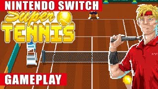 Super Tennis Nintendo Switch Gameplay screenshot 4