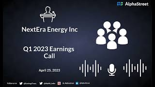 NextEra Energy Inc Q1 2023 Earnings Call