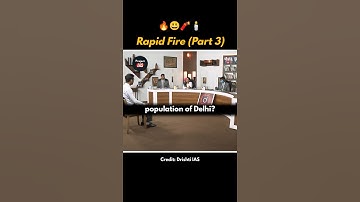 Snelle vragenronde (deel 3) 😃 UPSC-interview | Tanu Jain UPSC