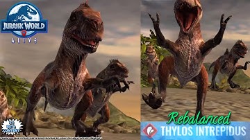 THYLOS INTREPIDUS-T5! First Look! All New 3.1 Rebalanced Unique | Jurassic World Alive