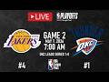 Lakers vs Thunder Game 2 | NBA Playoffs May 7, 2026 🏀