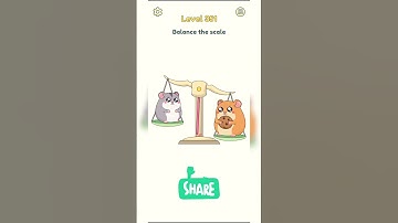 DOP 2 Gameplay Level 351 Balance The Scale Shorts Delete One Part Solution and Answer 🔥 Subscribe 🔥