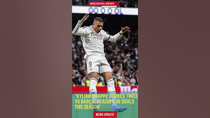 Kylian Mbappé Strikes Twice vs Barça, Reaches 38 Goals This Season #footballunbound #FootballUpdates