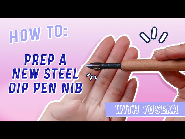 How to Prepare a New Calligraphy Nib. – Meticulous Ink