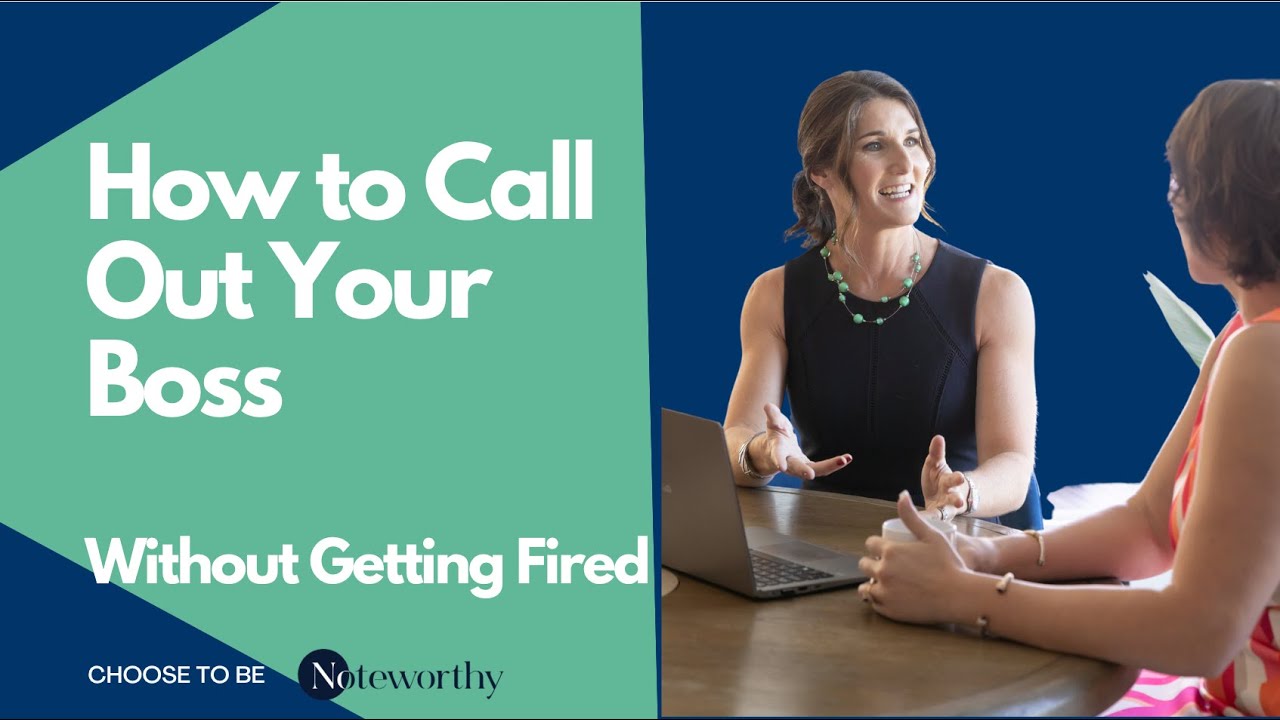 How To Call Out Your Boss Keep Your Job YouTube How To Call Out Your Boss Keep Your Job YouTube