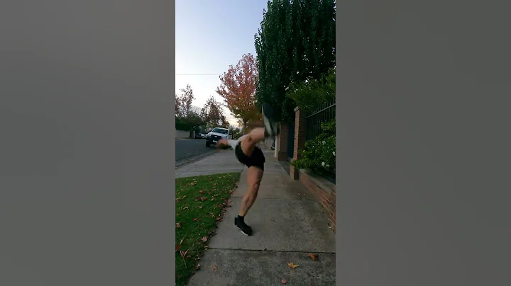 Continuous front handspring