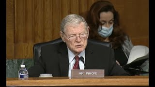 Inhofe Questions Under Secretary of Defense for Policy Nominee Colin Kahl at Nomination Hearing