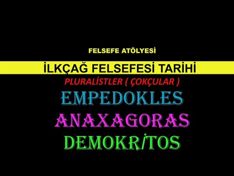 Video: Antik Felsefe: Demokritos. Demokritos'un Atomizmi ve temel hükümleri kısaca. Demokritos ve atomculuk felsefesi kısaca