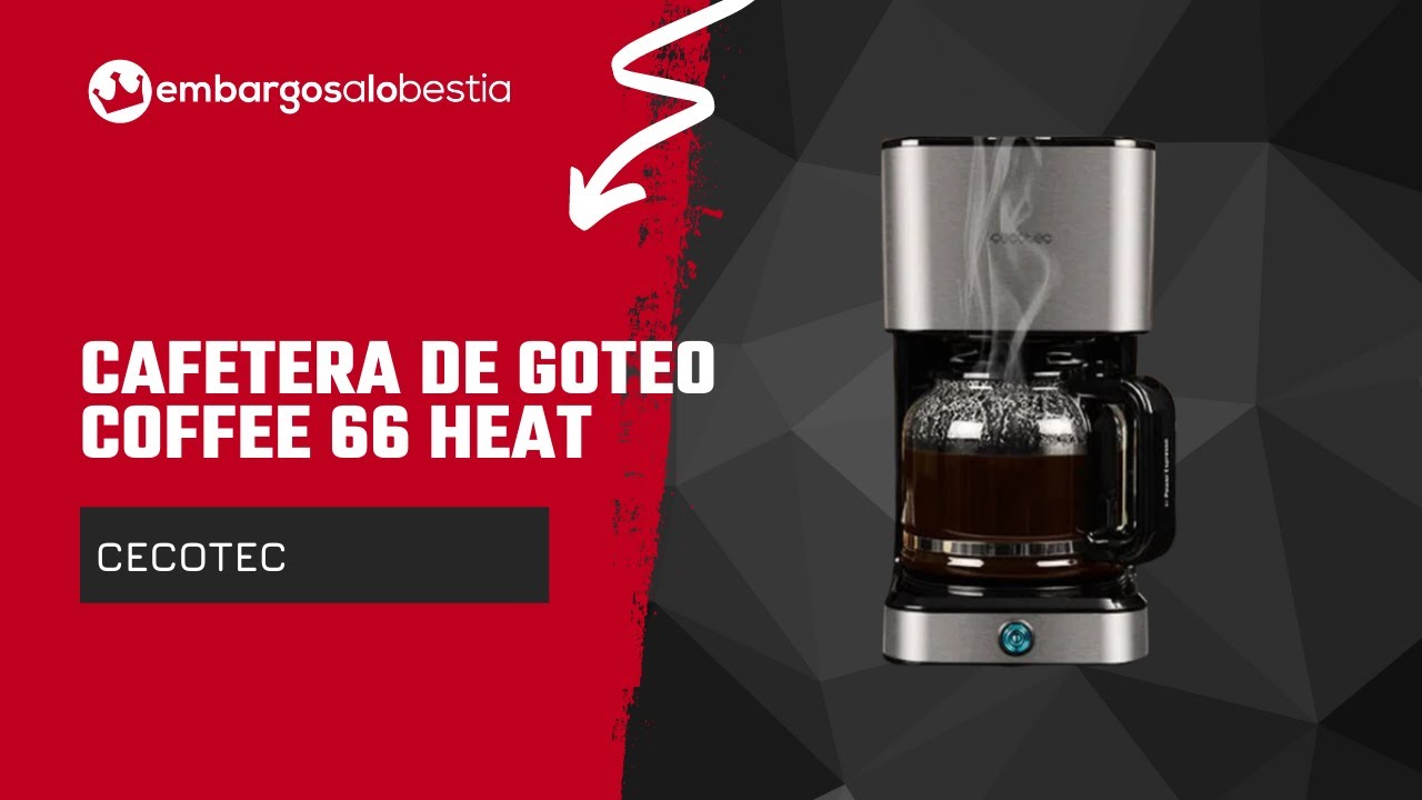 Cafetera de goteo programable Coffee 66 Smart Cecotec