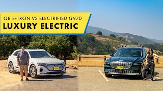 Which One Best Suits You? 2024 Audi Q8 e-tron Vs 2024 Genesis Electrified GV70