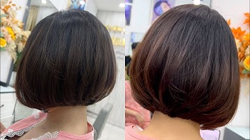 Hướng dẫn uốn cụp tóc Bob ngắn chi tiết | Quang saker