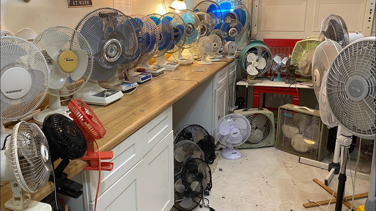 I Collect Fans Late 1000 Subscriber Special Portable Fan Collection - YouTube