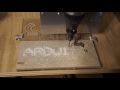 DIY GRBL CNC Engraving Arduino into Plexiglass