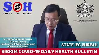 Sikkim COVID-19 daily health bulletin 20.06.2020