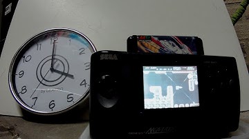 [SEGA NOMAD] Testing my new mod! 16 hours of battery life!!!!