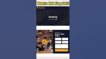 Giao diện Website Nhà Hàng Miễn Phí - Free Template Restaurant Restoran Bootstrap 5 - Hoadv