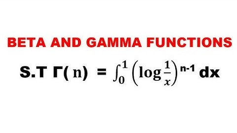 Gamma Functions -Problem