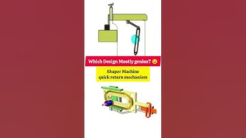 Shaper Machine Quick return mechanisms  #solidworks #shorts