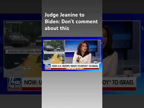 Judge Jeanine: I Dont Care What Joe Biden Says Shorts