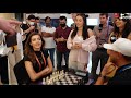 When alexandra botez strikes bullet match  botez vs askild  chesscom vs chess24