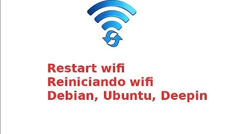 Restart wifi network linux terminal Ubuntu, Deepin, Debian,