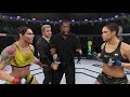 EA SPORTS UFC 4 - Cris Cyborg vs. Amanda Nunes - CPU vs. CPU - Legendary Difficulty