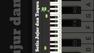 Download Lagu Setia Jujur dan Taqwa - Piano Cover Tutorial #shorts #piano #music MP3