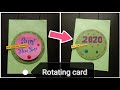 Simple New year card 2020 | easy handmade new year card |ayaana&#39;s world