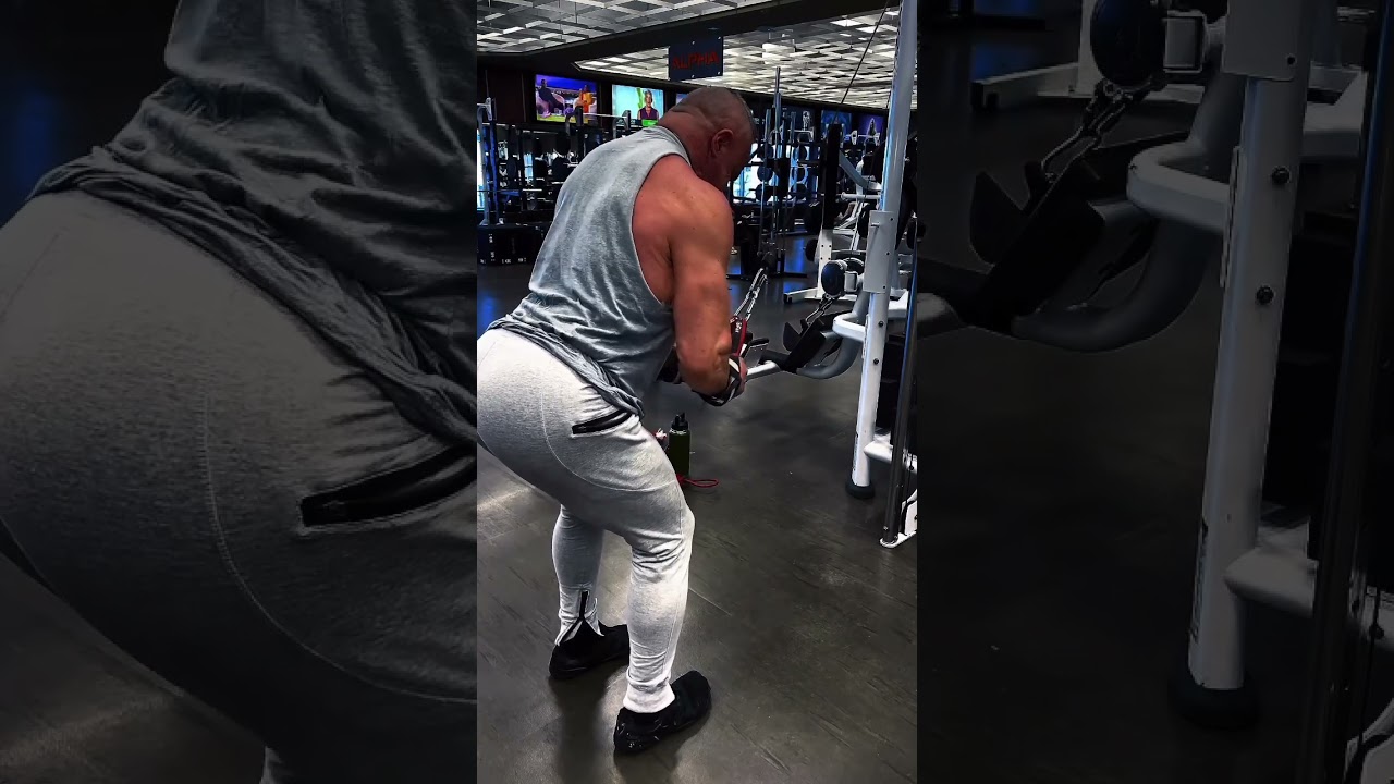 Bent over straight arm pulldowns are a very effective way to develop lat width. Use your power strap
