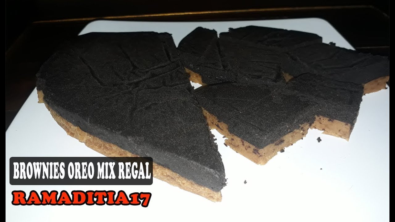 Resep Cara Membuat Brownies Kukus Oreo Mix Marie Regal Lembut & Simple