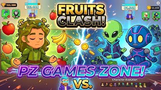 🍍 Fruit Clash Long Match Gameplay 1 Hour  No Commentary 🏆 #fruitsclash #pzgames #gamingbypz #trend  screenshot 4