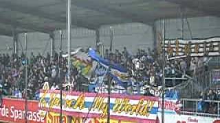 Holstein Kiel Choreo vor dem Heimspiel gegen Energie Cottbus II (Regionalliga Nord 2010/2011)