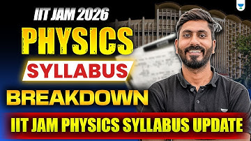 🎯 IIT JAM 2026 Physics Syllabus Breakdown | Updated & Simplified!