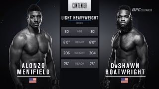 Free Fight Menifield Needs Just 8 Seconds Dwcs Week 1 Contract Winner - Season 2