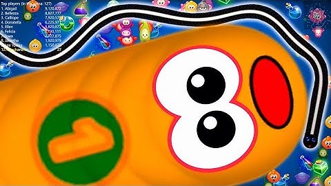 Best Gameplay Worm Zone Io Trapped snake Epic trolling snakes Epic slither snakes