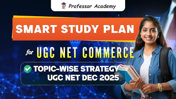 Smart Study Plan for UGC NET Commerce Aspirants | Topic-wise Strategy UGC NET DEC 2025 | in Tamil