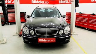 mercedes e klasse hvordan bytte indre baklykt 2003 til 2009 mod w211 stasjonsvogn