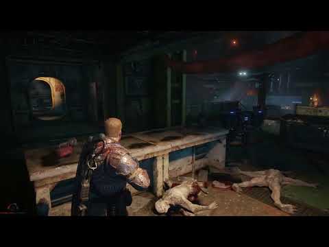 Gears of War 4 XBOX Series X Gameplay - Elevator to Hell