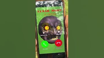 Moon monster is calling me (part 4) 😊📞💀 #lunarmoon #moon #moonmonster #monster #call #shorts