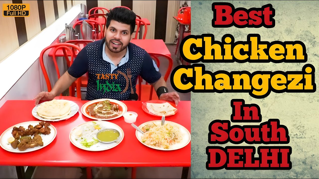 Okhla Street Food Tour | Changezi Chicken At Aziz Chicken Corner Jamia ...