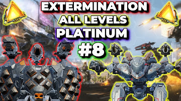 WR - How I Scored Platinum In All Extermination Levels #8 + Brisant Giveaway Winners | War Robots