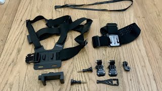 Hands Free POV(Point of View) Mobile Phone Chest Harness and Head Mounts Unboxing, Demo and Review