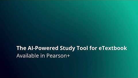 The AI-Powered Study Tool for eTextbook Available in Pearson+