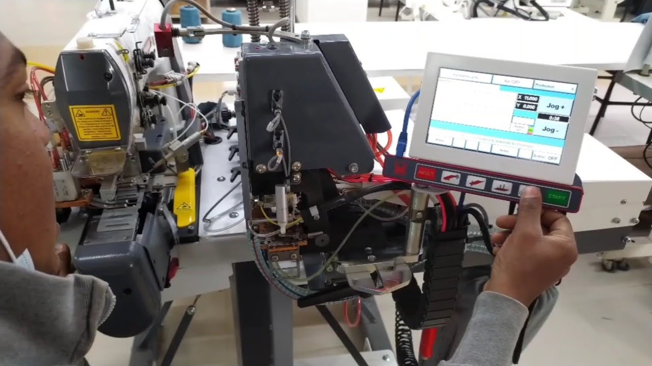 automatic belt loop attaching machine programs, S4650 YouTube
