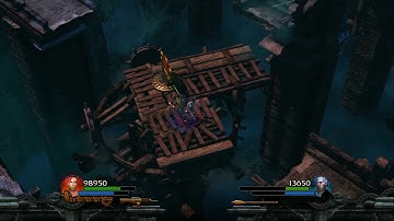 Lara Croft and the Guardian of Light (Xbox 360) - Co-op | The Jaws of Death + Twisting Bridge