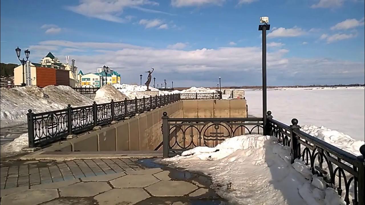 Иртыш Ханты Мансийск зима