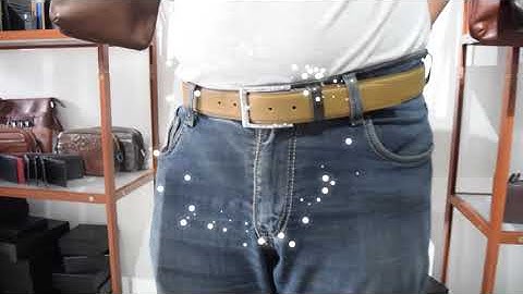 Cách đeo dây nịt da đúng thời trang | Khoaleather