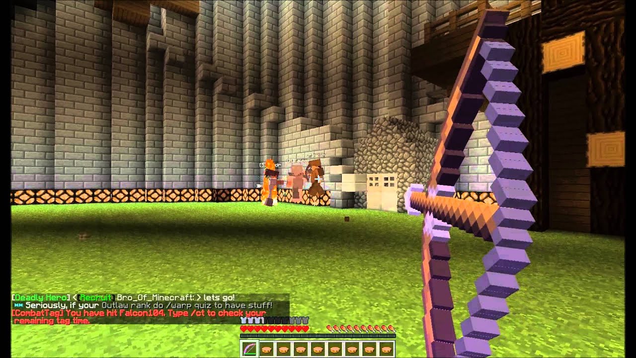 Сервера minecraft с модом PvP