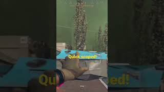 Call Of Duty warzone”quick scope!!!