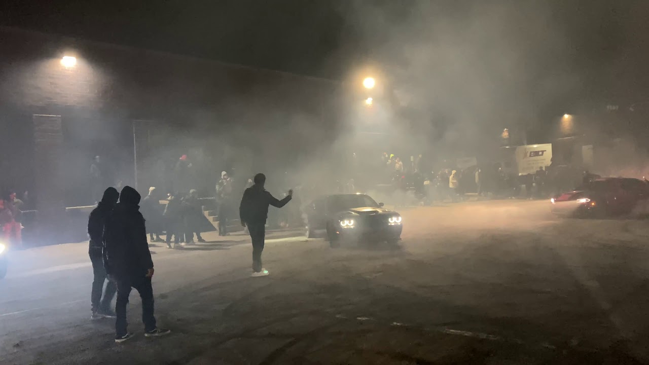 DMV Underground: Hellcat Drifting and Car Meet! 2021 4K UHD - Trolling the Police!